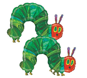 Artisan Owl The Very Hungry Caterpillar 36-inch foil balloon front view for vibrant party décor.