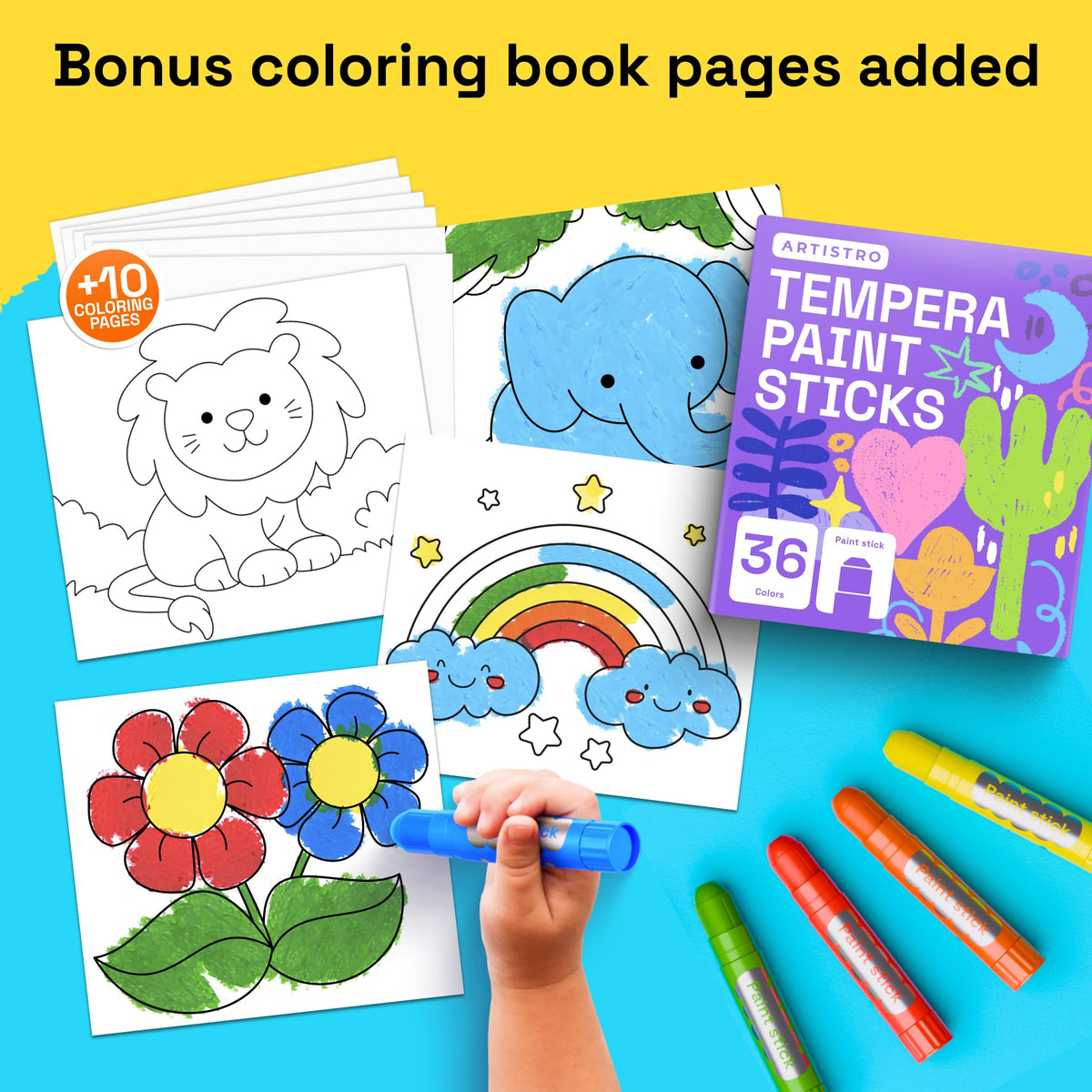 ARTISTRO kid-friendly art set supports imaginative projects with quick color exploration.