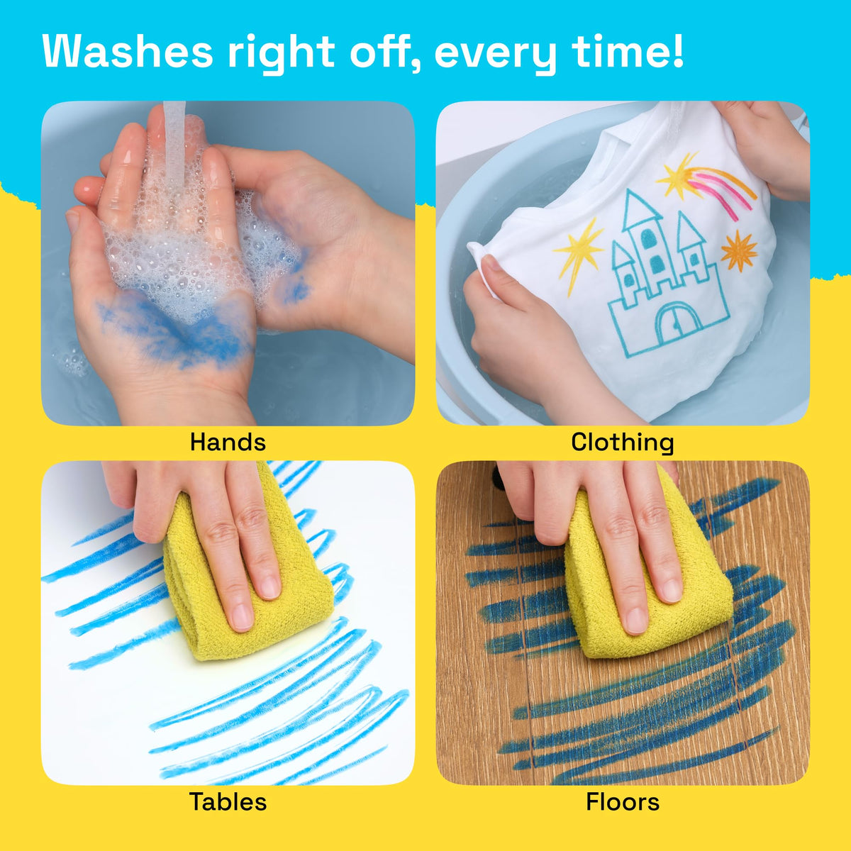ARTISTRO non-toxic paint sticks perfect for safe, creative projects in classroom or home.