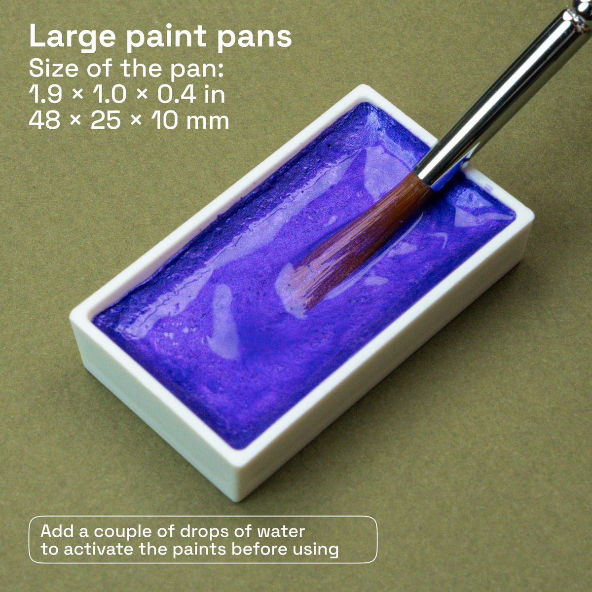 ARTISTRO painting on paper with these paints shows seamless layering and soft edges.