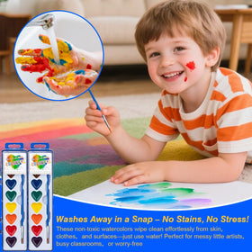 ARTLYMERS valentines classroom gift idea watercolor paints