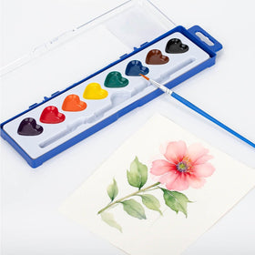 ARTLYMERS brush included with bulk watercolor set
