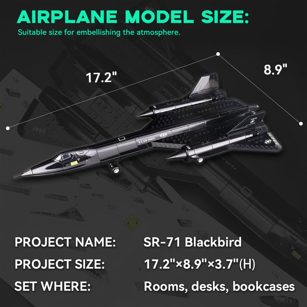 ArtorBricks SR-71 assembly instructions provide step-by-step guidance.