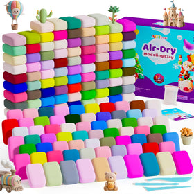 ARTPAR air-dry clay kit with 156 colors for vibrant classroom crafts.