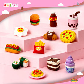 ARTPAR Air Dry Clay hamburger design—soft, non-sticky, and perfect for beginners.