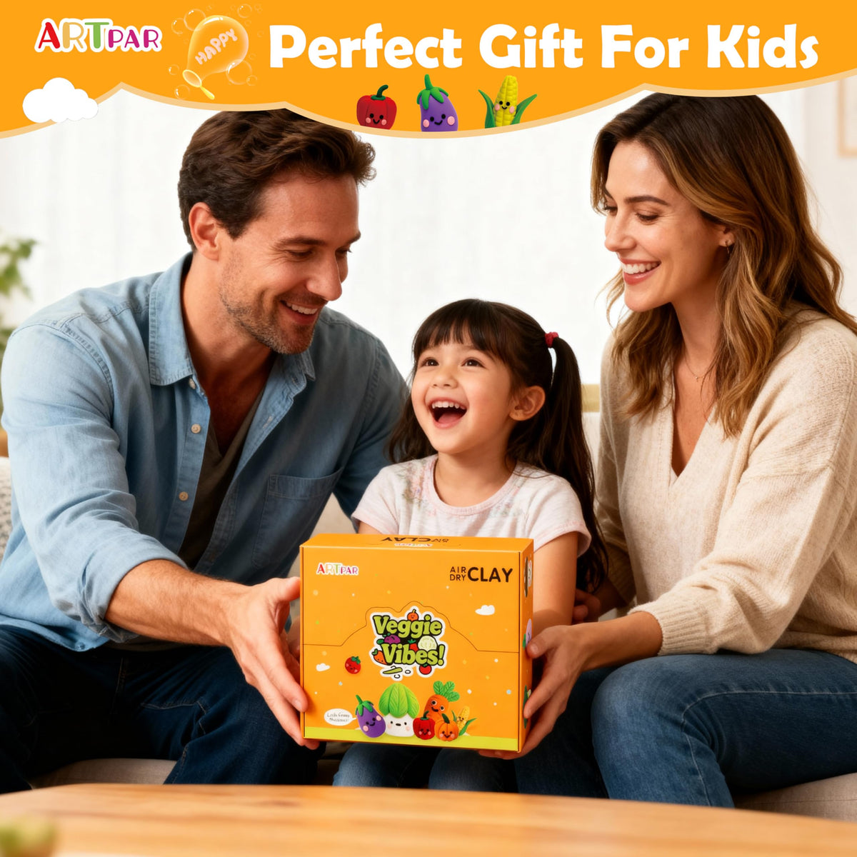 ARTPAR air dry clay kit premium packaging ideal for gifts and celebrations