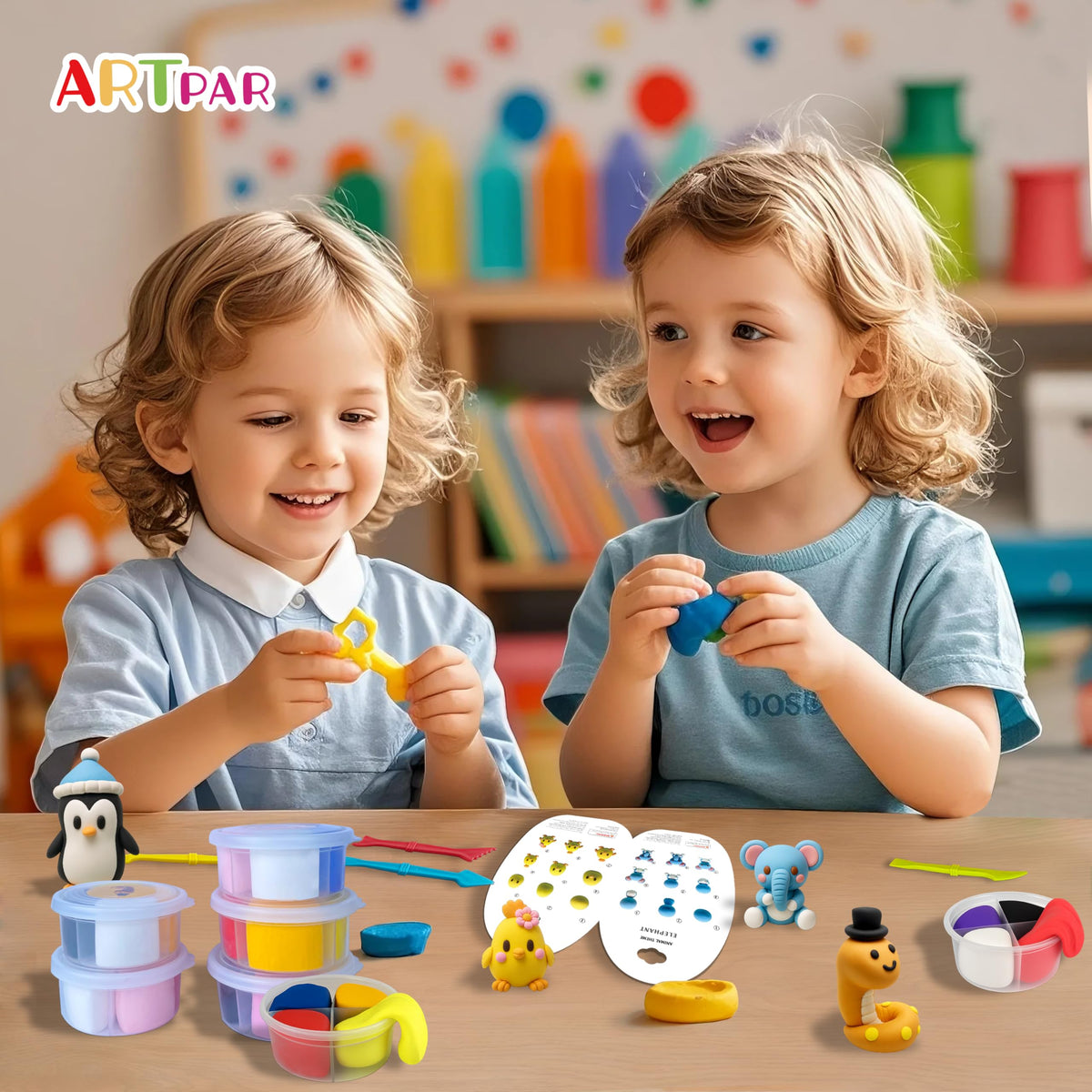 ARTPAR step-by-step animal tutorials guide young makers.