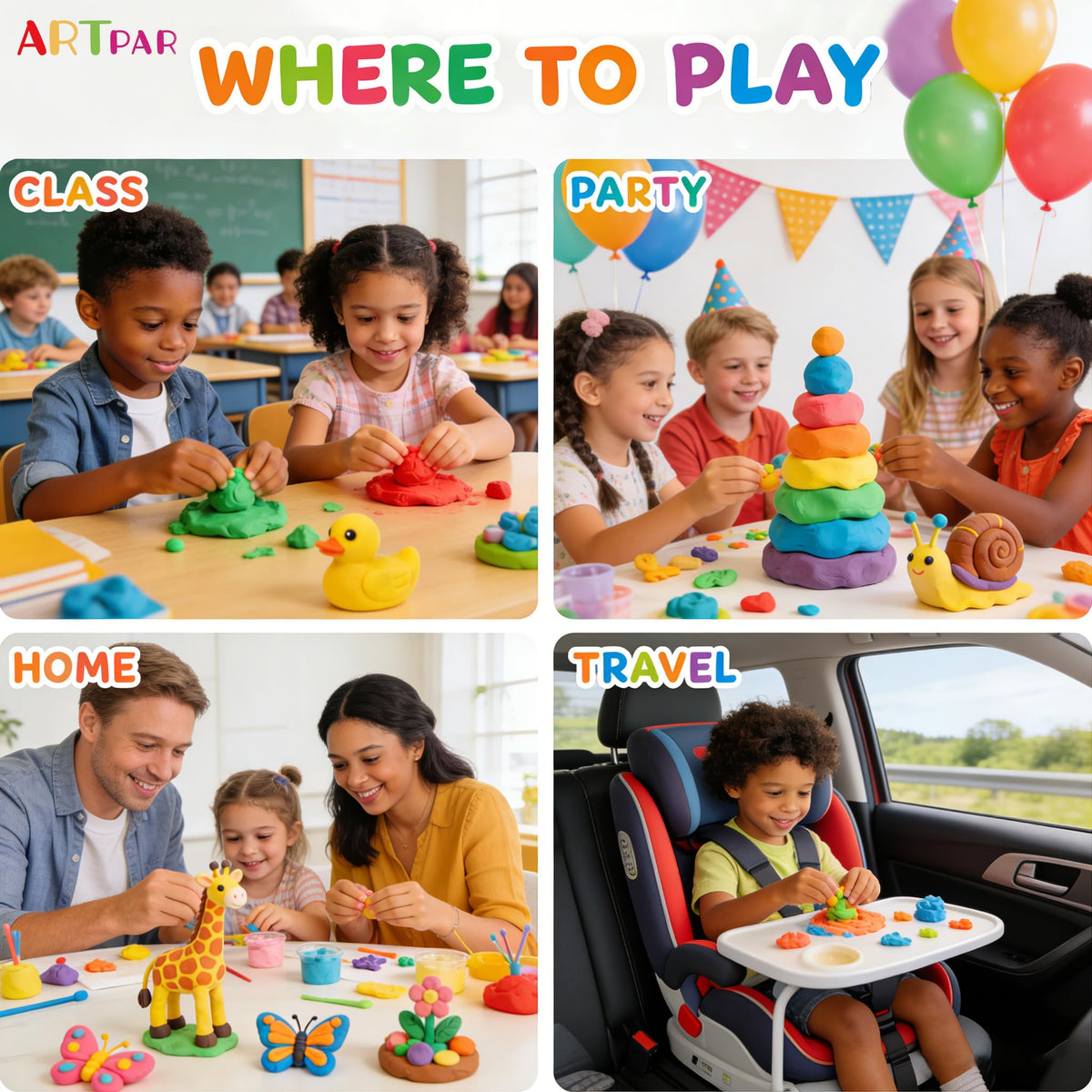 ARTPAR classroom activity idea, perfect for group arts and crafts