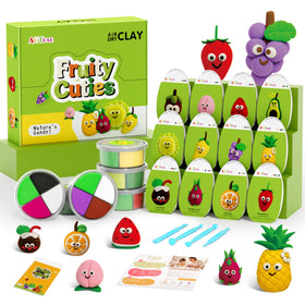 ARTPAR fruit creations kit shows twelve charming fruit figures for classroom crafts