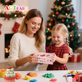 ARTPAR compact gift-box kit supports organized dessert art projects.