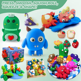 ARTPAR 3-12+ friendly clay for home learning and crafts