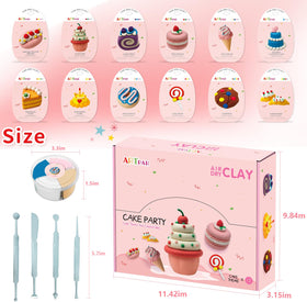 ARTPAR modeling tools set with vibrant colors for detailed dessert designs.