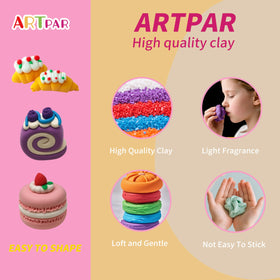 ARTPAR safe non-toxic clay certified for classroom and home use.
