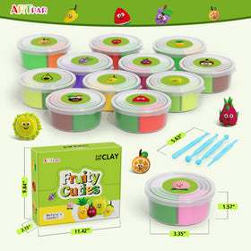 ARTPAR sculpting tools kit with kid friendly grips enables precise modeling