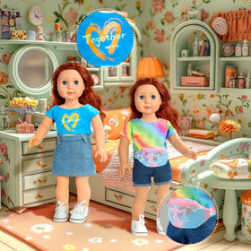 ARTST fruit jumpsuit enables colorful mix-and-match styling for dolls