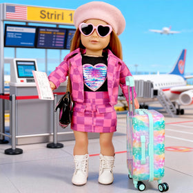 ARTST toy camera adds a realistic travel vibe for storytelling.