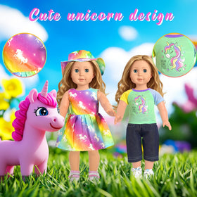 ARTST Velcro back design simplifies dressing for 18 inch dolls