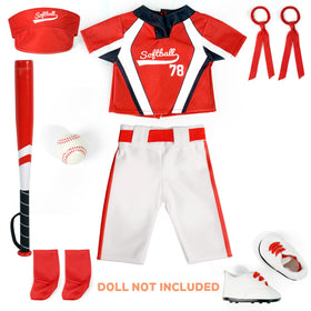 ARTST baseball bat with the uniform for realistic pretend play.