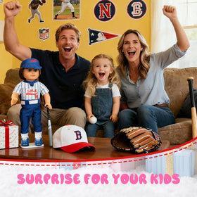 ARTST softball uniform doll outfit gift packaging makes a ready-to-gift set.
