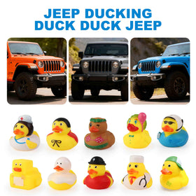 Arttyma jeep ducking ducks set for party favors and decor