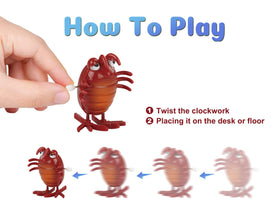 aruemp wind-up penguin with baby toy for interactive storytelling fun