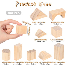 AryiHitt 100 pieces encourage spatial thinking and imaginative construction adventures for preschoolers.