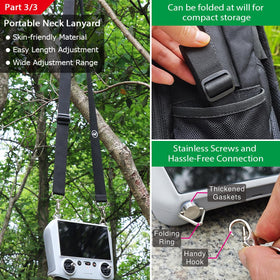 Arzroic RC 2 sun hood storage cover protects screen and controls