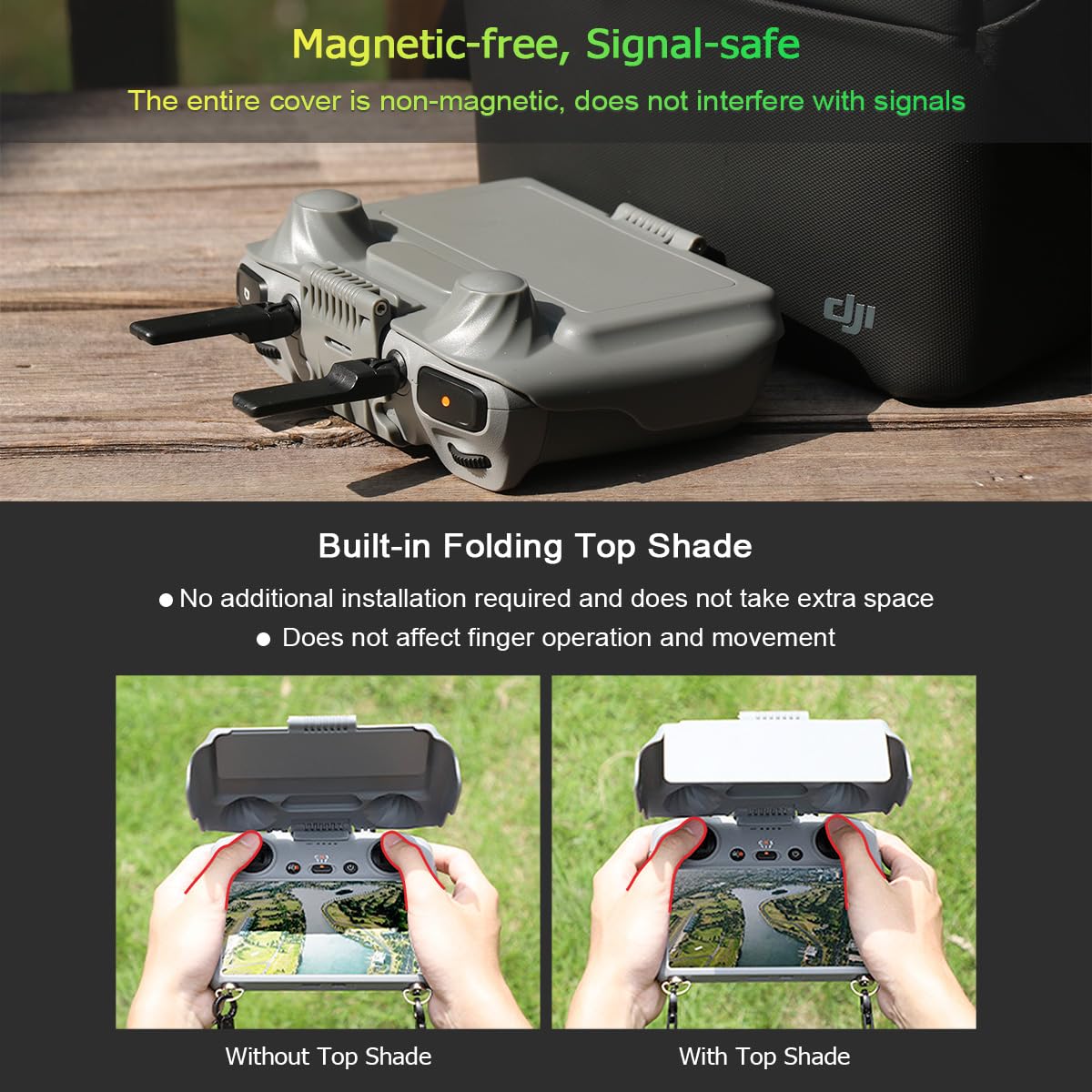 Arzroic RC 2 thumb screws secure easy on the go setup