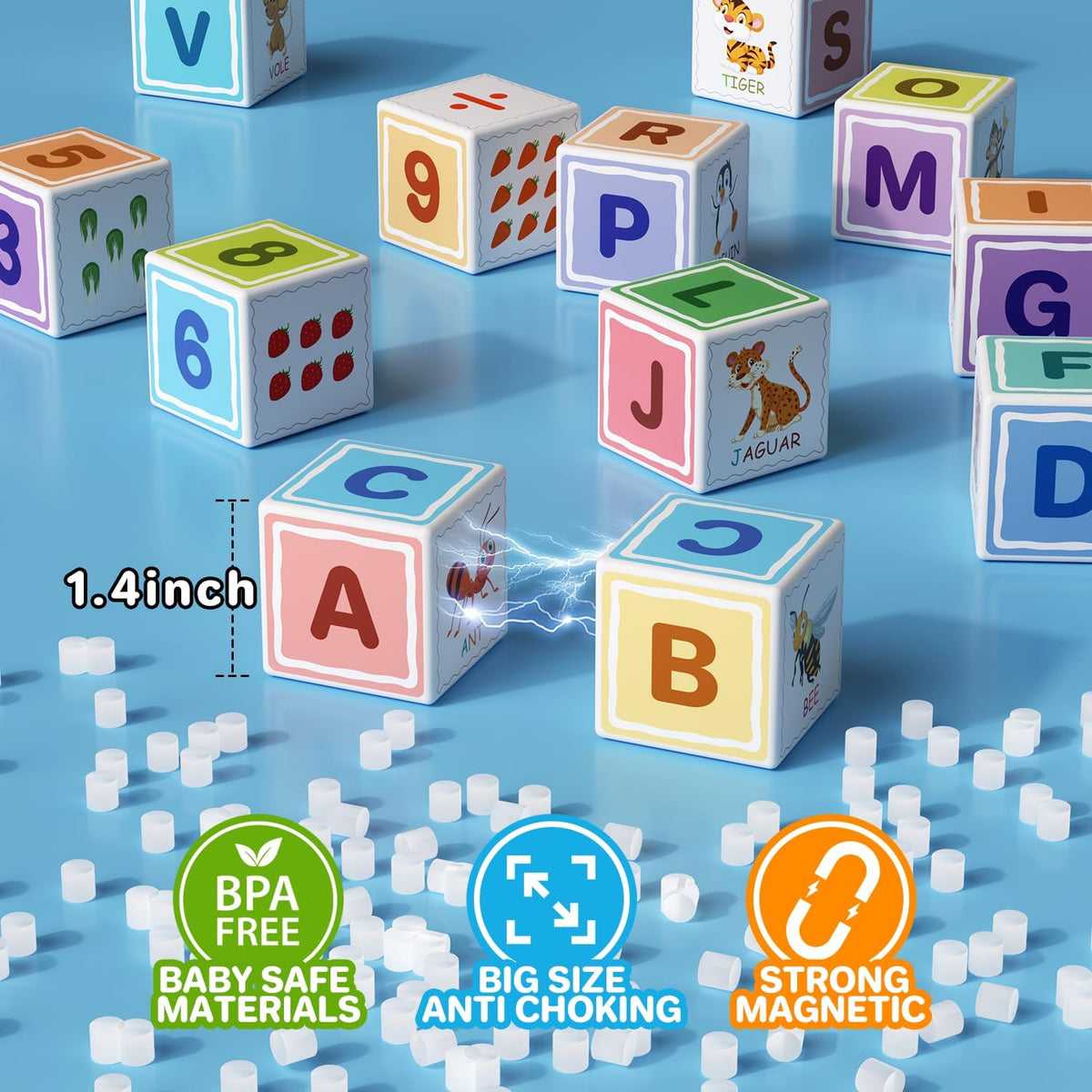 Asago materials are BPA-free and safe for toddlers.