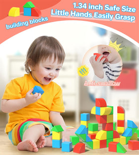 Asago storage bag keeps blocks organized after play.