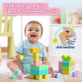 Asago magnetic blocks forming towers and structures to spark imagination.