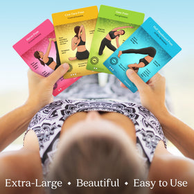 Asana Moon premium yoga cards showcase beginner-friendly poses with clear cues for new practitioners