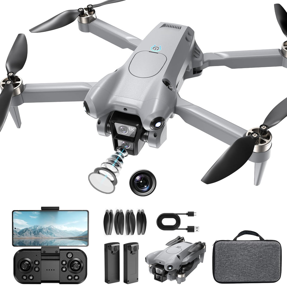ASFSFQ PRO Drone 4K camera captures crisp aerial shots with gesture control