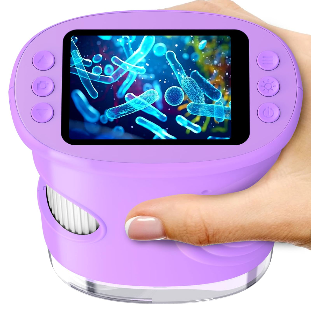 Ashfly 1000X digital microscope with 2-inch screen offers clear viewing for tiny details