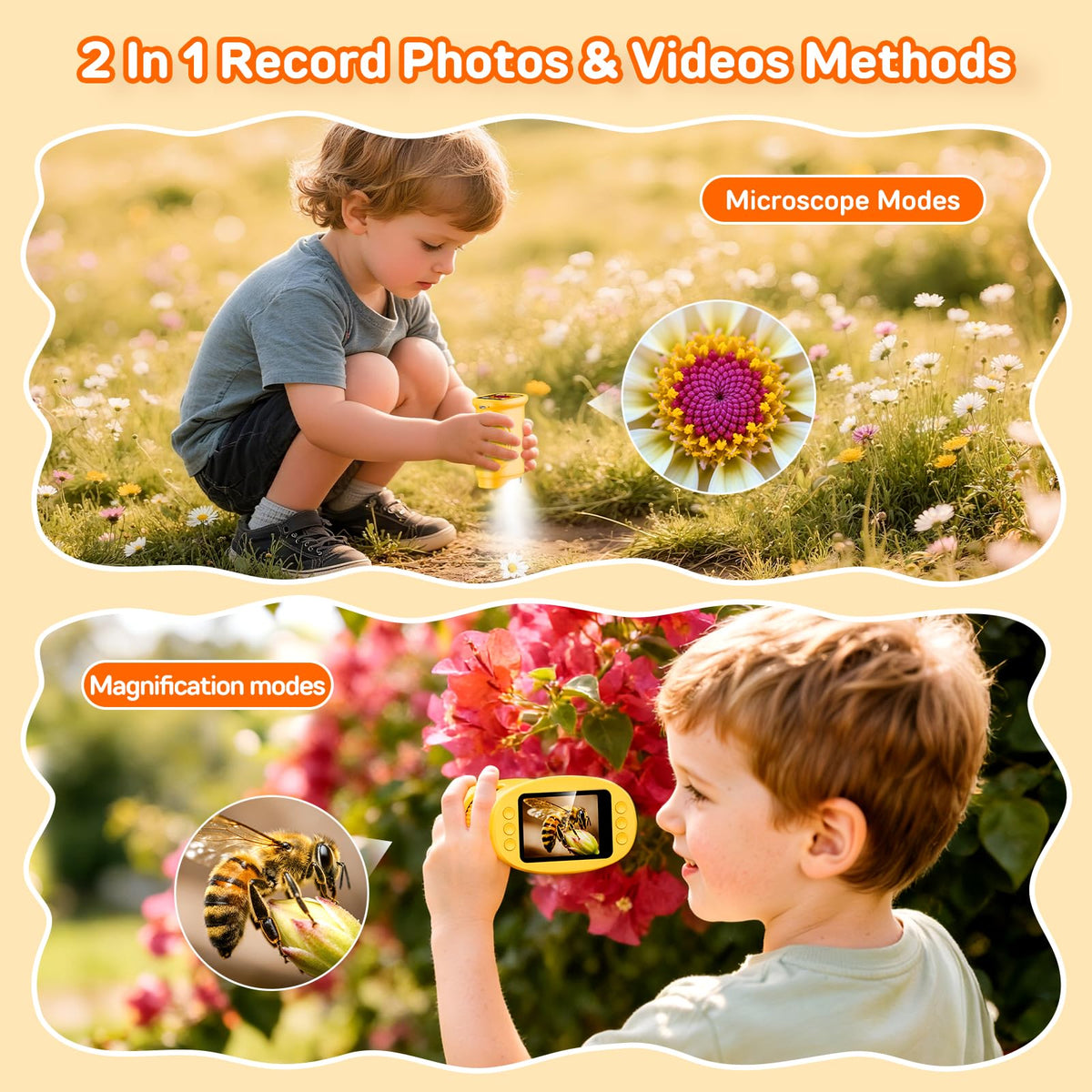 Ashfly 1000X digital microscope gift box ready for birthdays or holidays.