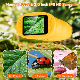 Ashfly 1000X digital microscope photo and video function captures discoveries instantly.