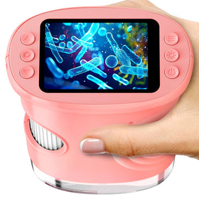Ashfly 1000x handheld microscope reveals tiny nature details for curious kids at home or outdoors.