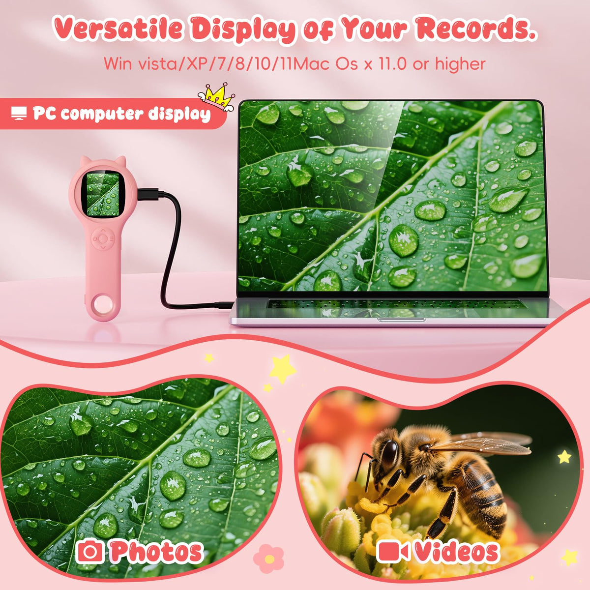 Ashfly 2-inch IPS display with 8 LED lights for clear views
