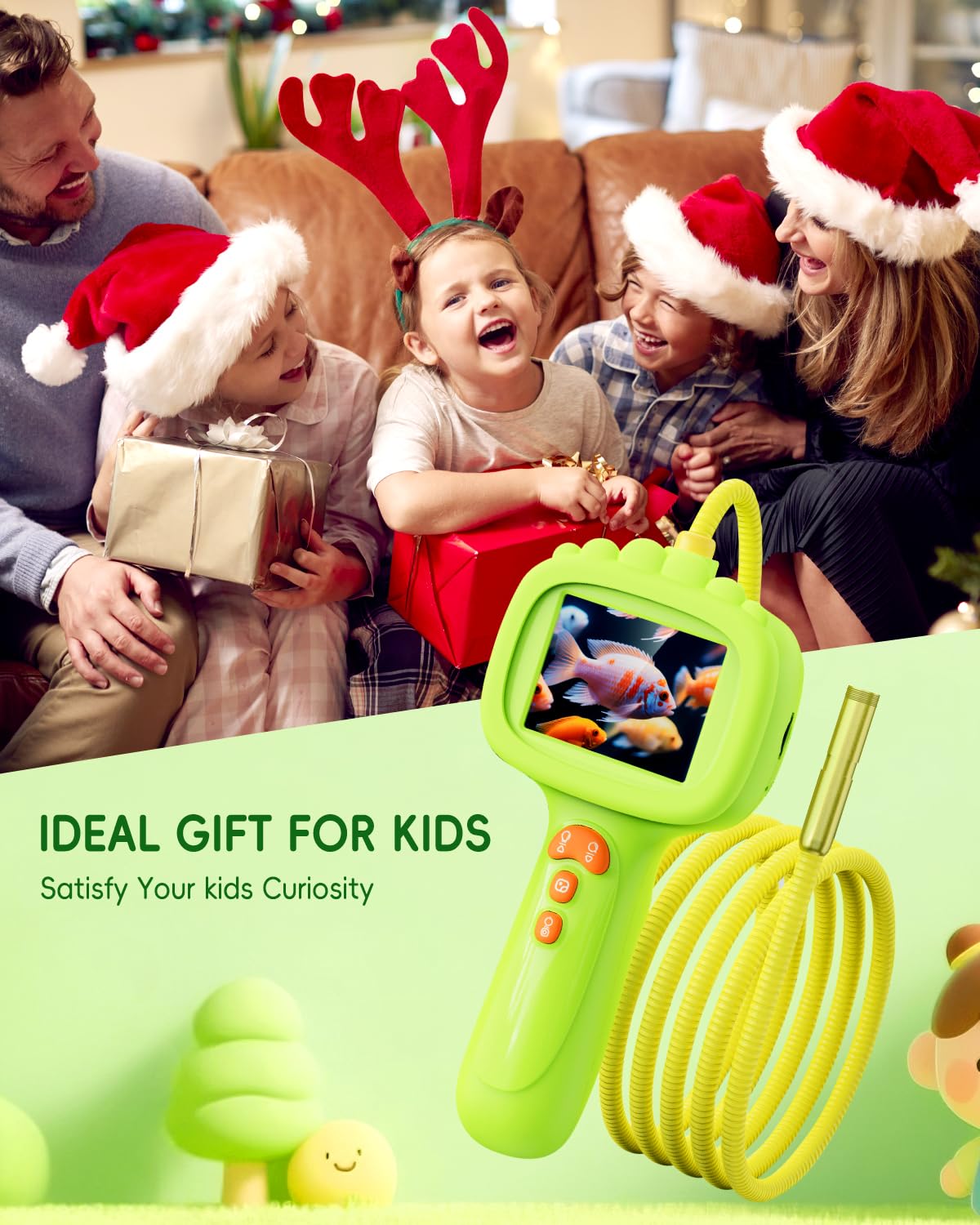 Ashfly borescope encourages kids to explore and learn through hands-on play.