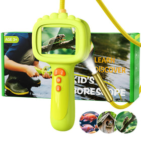 Ashfly borescope kid screen 2.4-inch display for outdoor exploration.