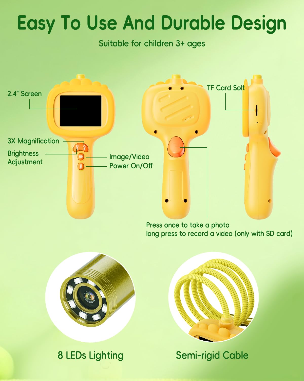 Ashfly borescope displays bright, eye-safe view for outdoor viewing
