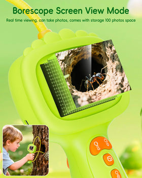 Ashfly borescope TF card not included supports optional recording.