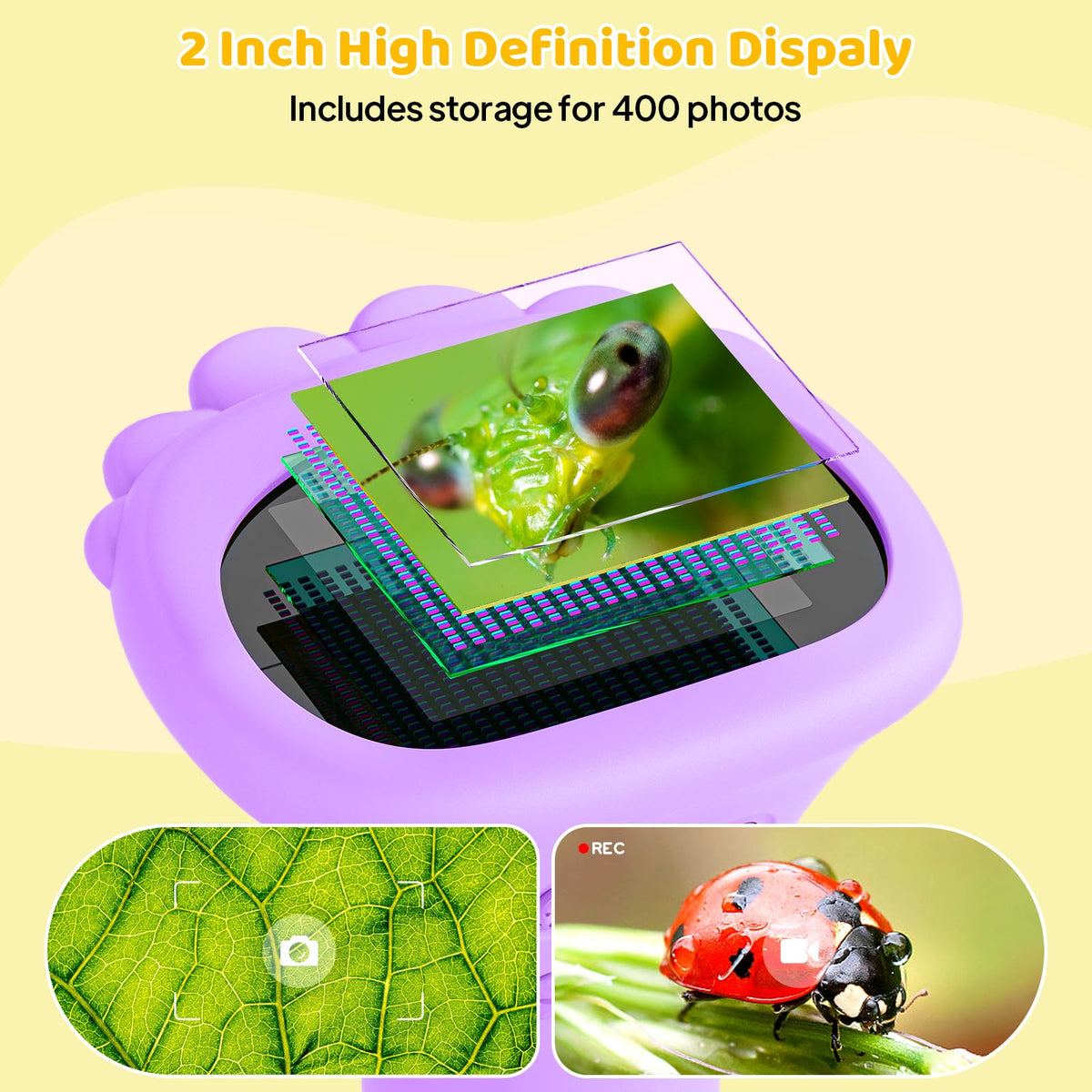 Ashfly Kids Microscope offers 200x magnification for close-up viewing of tiny specimens.