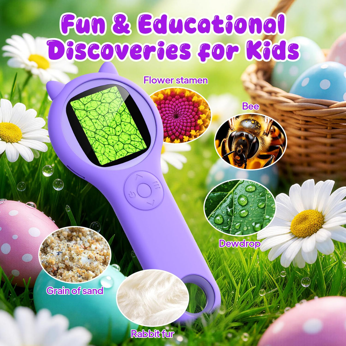 Ashfly 500x magnifier highlights tiny details on insects and plant textures