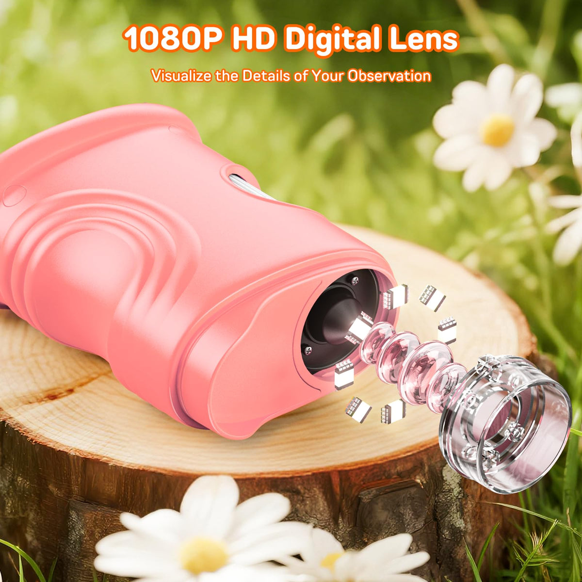 Ashfly portable kids microscope fits small hands and light pockets for adventures.