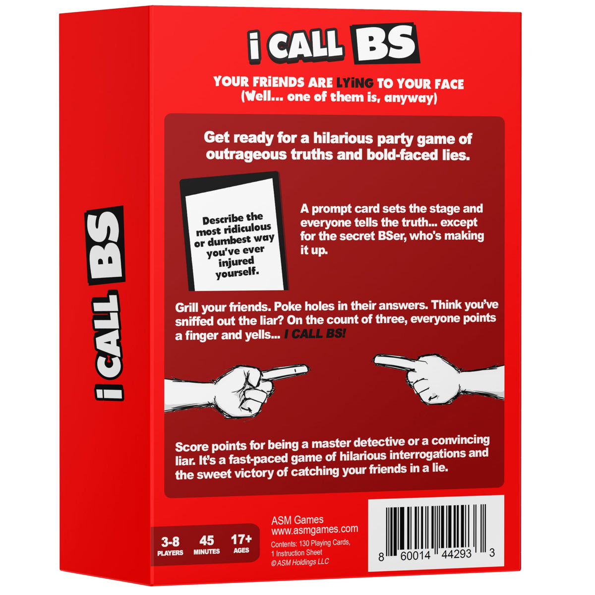 ASM GAMES I Call BS party night play area invites laughter