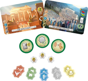 Asmodee 7 Wonders Duel Pantheon divinities provide tactical blessings on your city