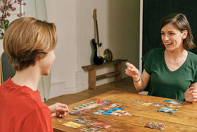 Asmodee 7 Wonders Duel setup screen hints at age-appropriate play for ages 10 and up.