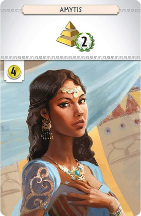 Asmodee 7 Wonders Leaders layout improved for easier play and quick reference.