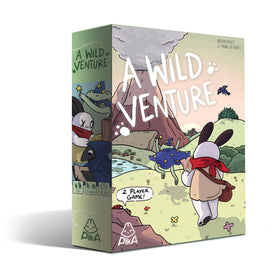 Asmodee A Wild Venture front cover, inviting quick pickup for family game nights.